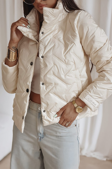 Jakna KRONELZA ECRU, Boja: drap, IVET.HR - MODERNA ODJEĆA