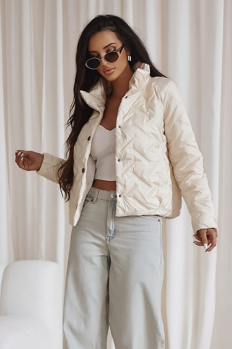 Jakna KRONELZA ECRU, Boja: drap, IVET.HR - MODERNA ODJEĆA