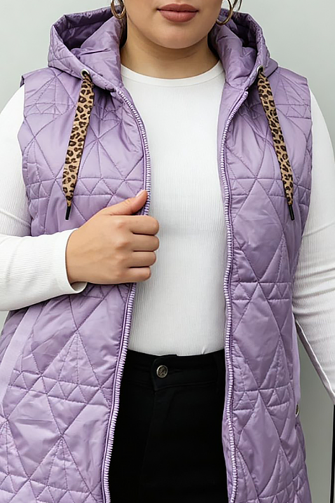 Prsluk TIOGELSA LILA, Boja: ljubičasta, IVET.HR - MODERNA ODJEĆA