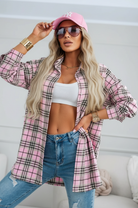 Ženska košulja BLORENZA PUDRA, Boja: pudera, IVET.HR - MODERNA ODJEĆA