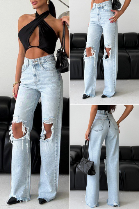 Traperice SATURNA, Boja: svijetlo plava, IVET.HR - MODERNA ODJEĆA