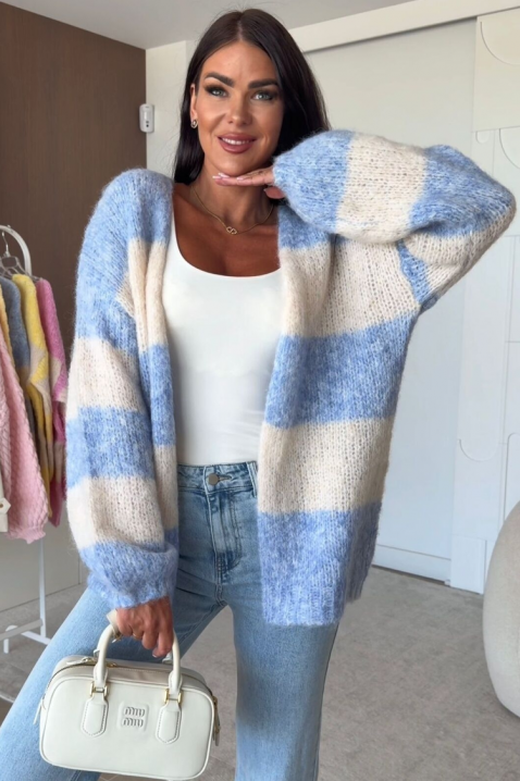 Kardigan EDAVELZA SKY, Boja: svijetlo plava, IVET.HR - MODERNA ODJEĆA