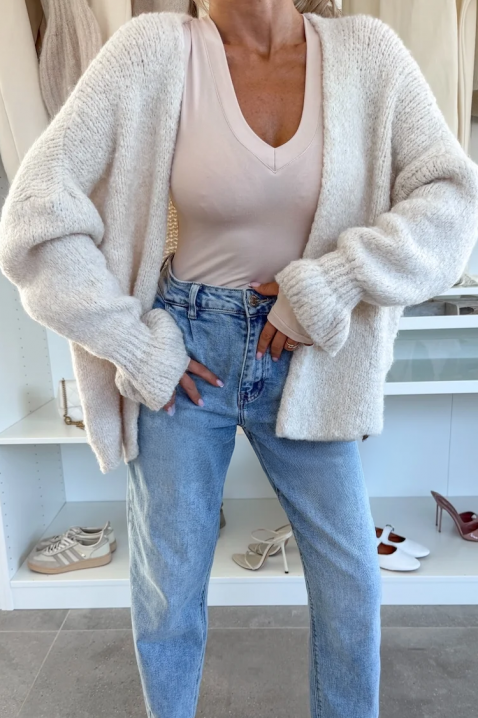 Kardigan POLIMERDA ECRU, Boja: drap, IVET.HR - MODERNA ODJEĆA