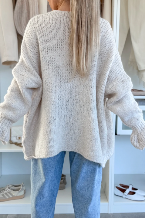 Kardigan POLIMERDA ECRU, Boja: drap, IVET.HR - MODERNA ODJEĆA