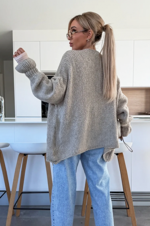 Kardigan POLIMERDA GREY, Boja: siva, IVET.HR - MODERNA ODJEĆA