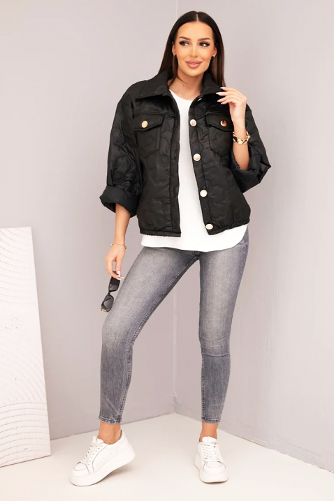 Jakna ORANZELA BLACK, Boja: crna, IVET.HR - MODERNA ODJEĆA