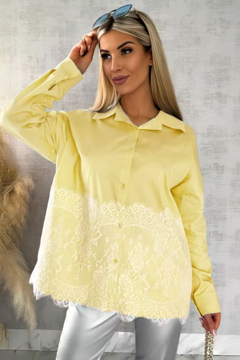 Ženska košulja GLEDROLZA YELLOW, Boja: žuta, IVET.HR - MODERNA ODJEĆA