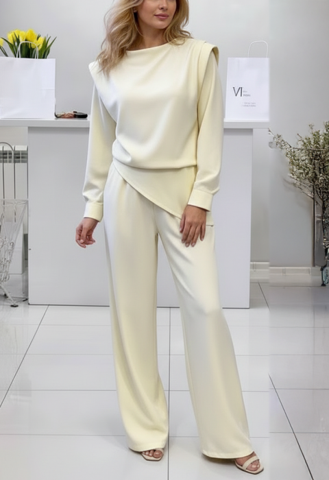 Komplet PALVENZA ECRU, Boja: drap, IVET.HR - MODERNA ODJEĆA