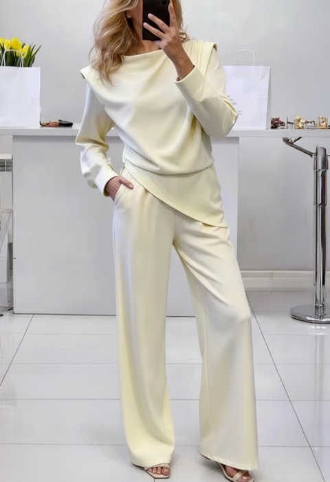 Komplet PALVENZA ECRU, Boja: drap, IVET.HR - MODERNA ODJEĆA