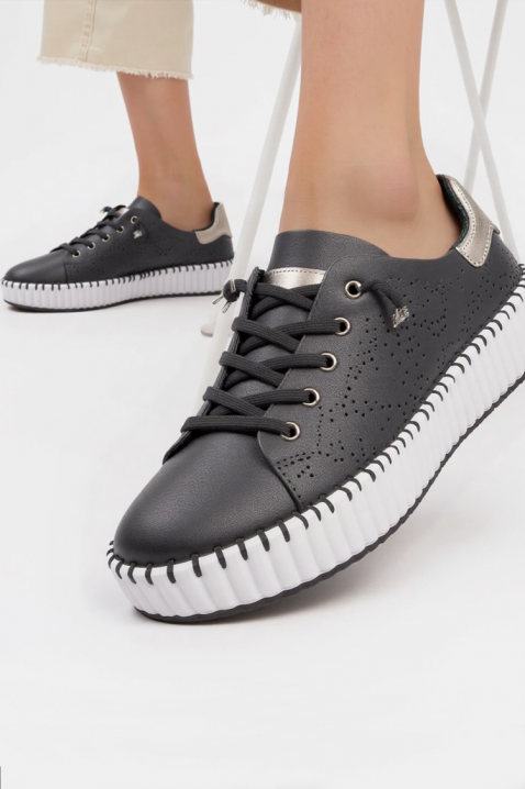 Ženske tenisice BLONENDA BLACK, Boja: crna, IVET.HR - MODERNA ODJEĆA