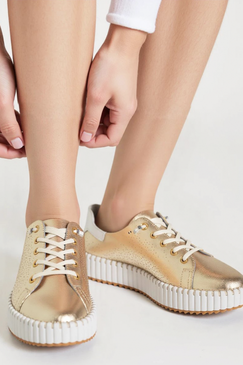 Ženske tenisice BLONENDA GOLDEN, Boja: zlatna, IVET.HR - MODERNA ODJEĆA