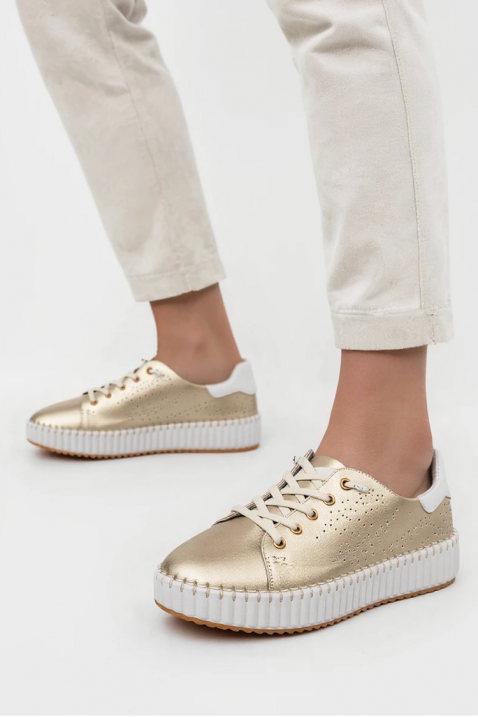 Ženske tenisice BLONENDA GOLDEN, Boja: zlatna, IVET.HR - MODERNA ODJEĆA
