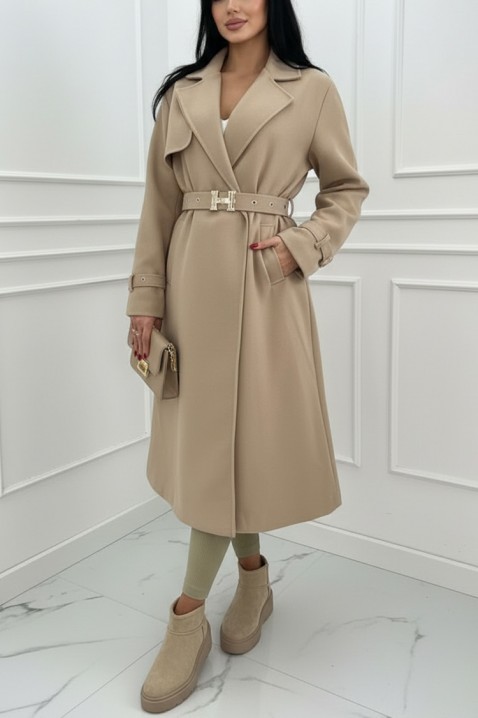 Trench kaput LORVELDA BEIGE, Boja: bež, IVET.HR - MODERNA ODJEĆA