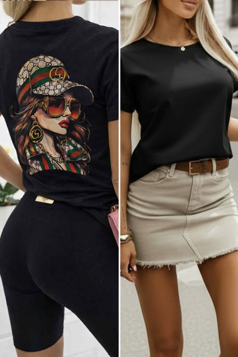 Majica ZLORENDA BLACK, Boja: crna, IVET.HR - MODERNA ODJEĆA