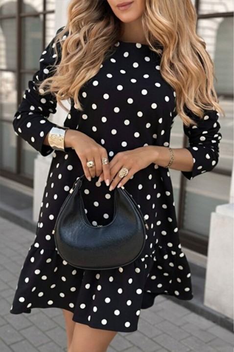 Haljina FIOVERA BLACK, Boja: crna, IVET.HR - MODERNA ODJEĆA