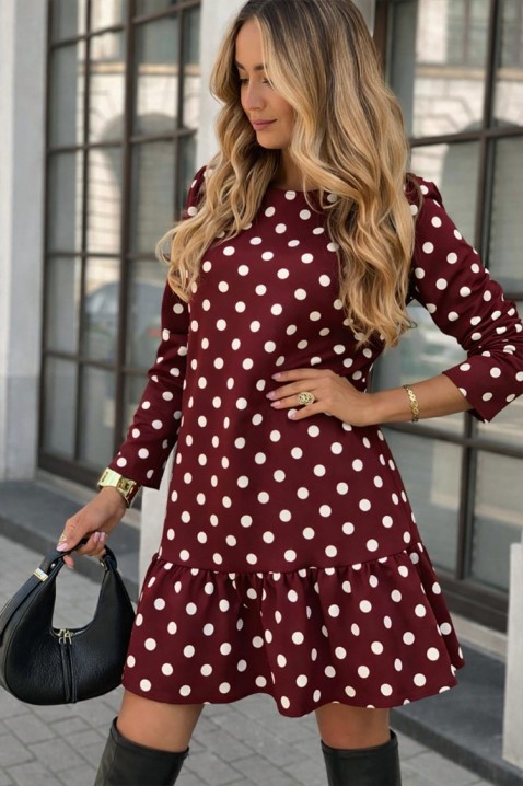 Haljina FIOVERA BORDO, Boja: bordo, IVET.HR - MODERNA ODJEĆA