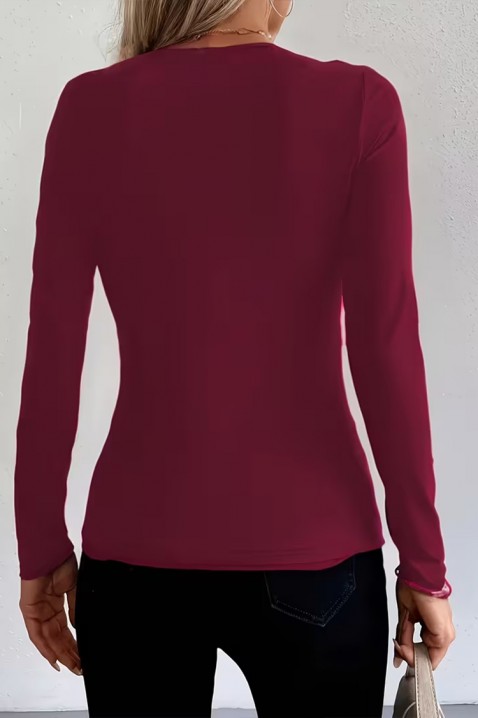 Ženska bluza ZENDILZA, Boja: bordo, IVET.HR - MODERNA ODJEĆA