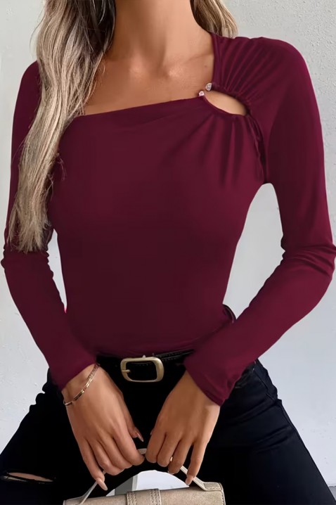 Ženska bluza ZENDILZA, Boja: bordo, IVET.HR - MODERNA ODJEĆA