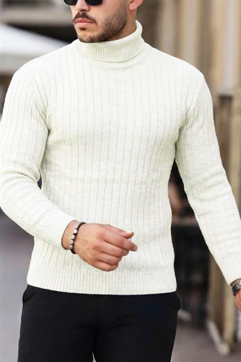 Muški džemper RACHERO ECRU, Boja: drap, IVET.HR - MODERNA ODJEĆA