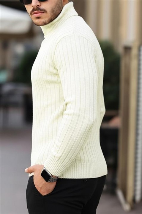 Muški džemper RACHERO ECRU, Boja: drap, IVET.HR - MODERNA ODJEĆA