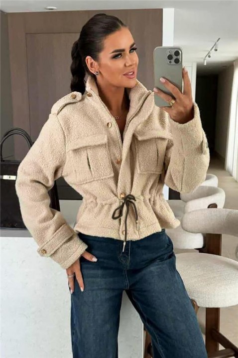 Jakna SIGNOLDA ECRU, Boja: drap, IVET.HR - MODERNA ODJEĆA