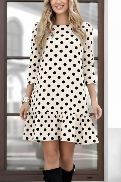 Haljina DORONZA ECRU, Boja: drap, IVET.HR - MODERNA ODJEĆA