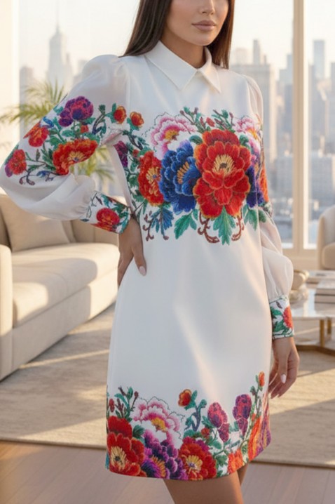 Haljina ADEMOLVA, Boja: bijela, IVET.HR - MODERNA ODJEĆA