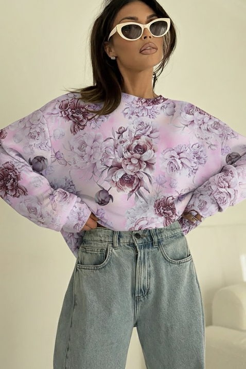 Ženska bluza POPLINDA, Boja: ljubičasta, IVET.HR - MODERNA ODJEĆA