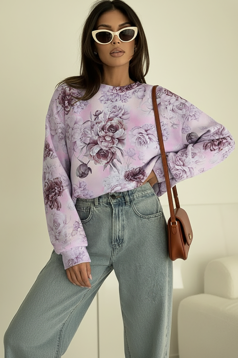 Ženska bluza POPLINDA, Boja: ljubičasta, IVET.HR - MODERNA ODJEĆA