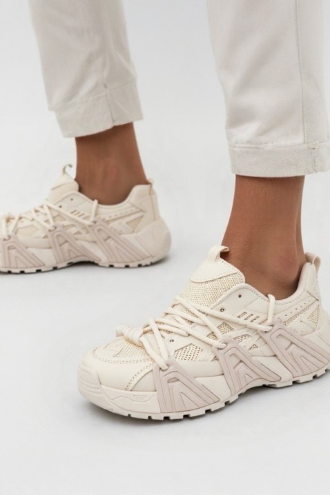 Ženske tenisice VELVERZA ECRU, Boja: drap, IVET.HR - MODERNA ODJEĆA