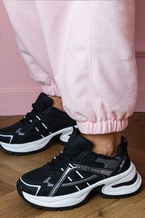 Ženske tenisice GLEMOLZA BLACK, Boja: crna, IVET.HR - MODERNA ODJEĆA