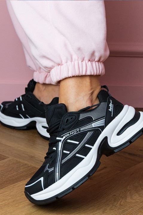 Ženske tenisice GLEMOLZA BLACK, Boja: crna, IVET.HR - MODERNA ODJEĆA