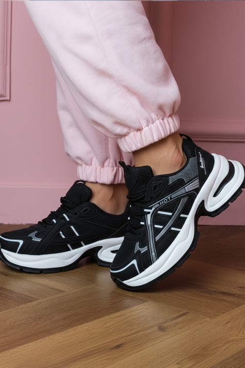 Ženske tenisice GLEMOLZA BLACK, Boja: crna, IVET.HR - MODERNA ODJEĆA