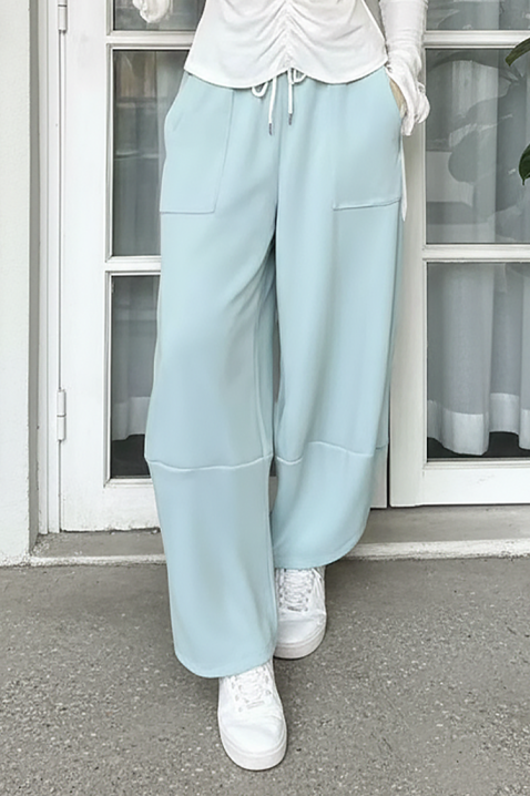 Hlače SAGUERA SKY, Boja: svijetlo plava, IVET.HR - MODERNA ODJEĆA