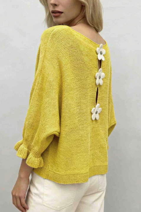 Džemper DARVOLA YELLOW, Boja: žuta, IVET.HR - MODERNA ODJEĆA