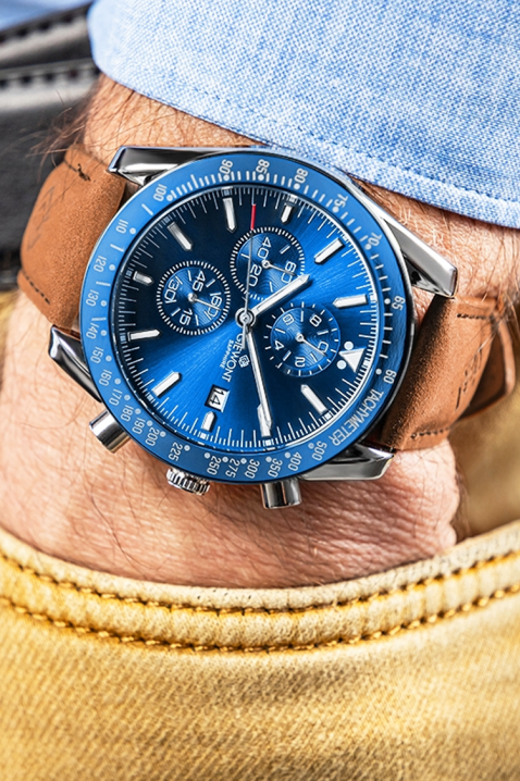 Muški sat Giewont Chronograph Sapphire Blue, Boja: plava, IVET.HR - MODERNA ODJEĆA