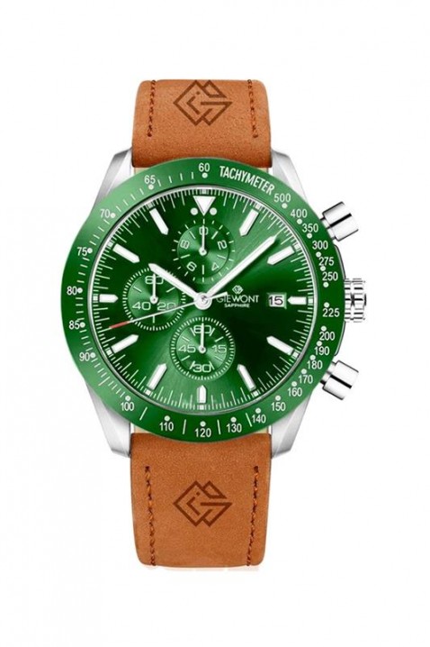 Muški sat Giewont Chronograph Sapphire Green, Boja: zelena, IVET.HR - MODERNA ODJEĆA