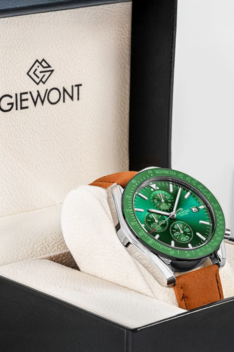 Muški sat Giewont Chronograph Sapphire Green, Boja: zelena, IVET.HR - MODERNA ODJEĆA