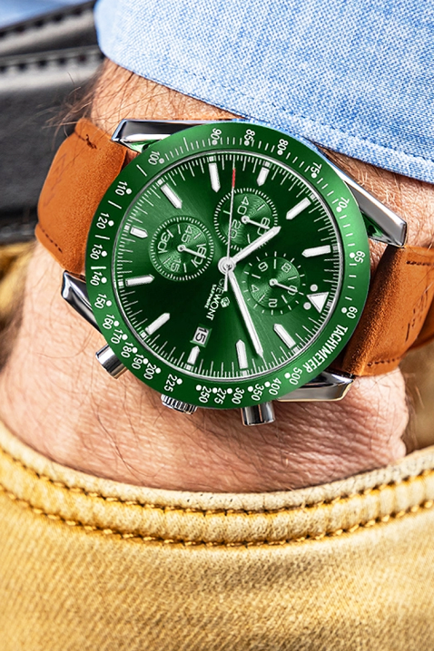 Muški sat Giewont Chronograph Sapphire Green, Boja: zelena, IVET.HR - MODERNA ODJEĆA