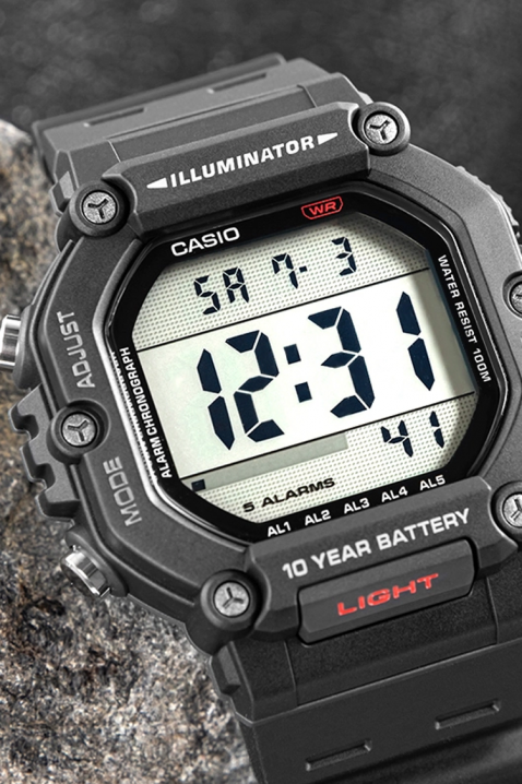 Muški sat CASIO AE-1600H-1AVDF, Boja: crna, IVET.HR - MODERNA ODJEĆA