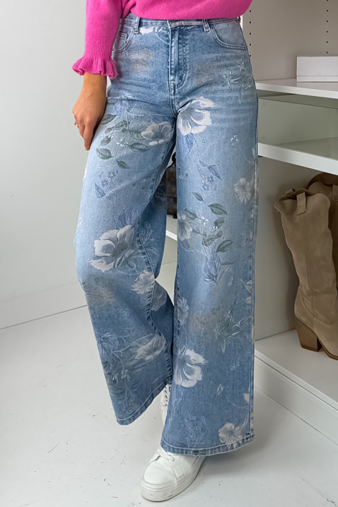 Traperice FLORVILA, Boja: svijetlo plava, IVET.HR - MODERNA ODJEĆA