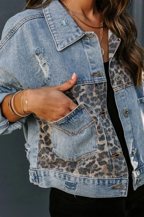 Traper jakna SUPERVILZA, Boja: svijetlo plava, IVET.HR - MODERNA ODJEĆA