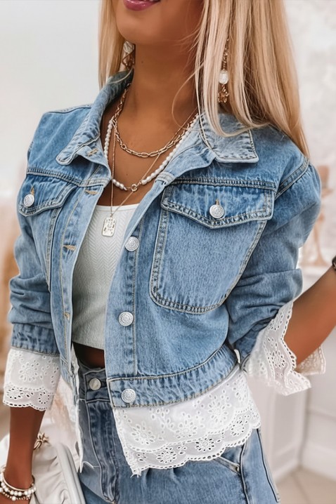 Traper jakna GEZELINDA, Boja: svijetlo plava, IVET.HR - MODERNA ODJEĆA