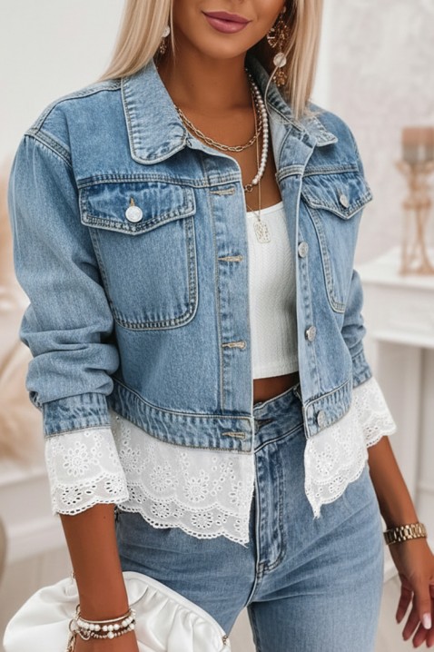 Traper jakna GEZELINDA, Boja: svijetlo plava, IVET.HR - MODERNA ODJEĆA