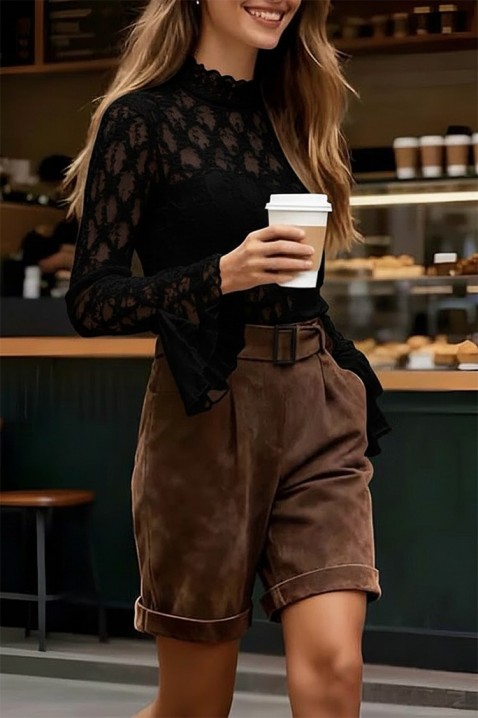 Ženska bluza LALVERZA BLACK, Boja: crna, IVET.HR - MODERNA ODJEĆA