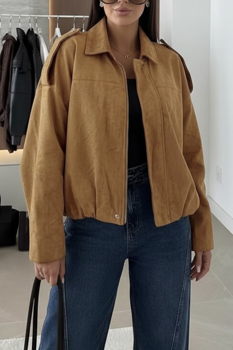 Jakna ZERLENDA CAMEL, Boja: svjetlosmeđa, IVET.HR - MODERNA ODJEĆA