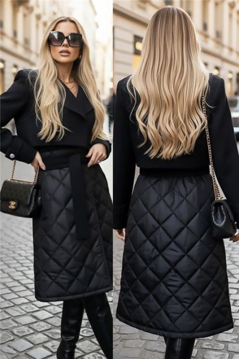 Kaput KAPITOLZA, Boja: crna, IVET.HR - MODERNA ODJEĆA