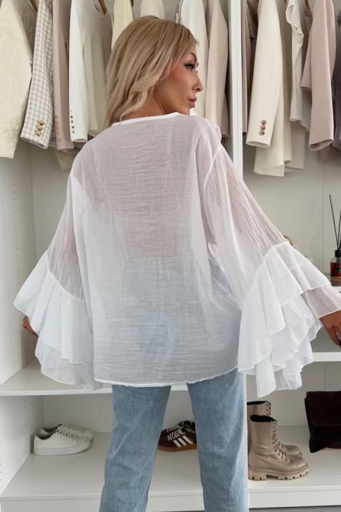 Ženska košulja VOLELANDA WHITE, Boja: bijela, IVET.HR - MODERNA ODJEĆA