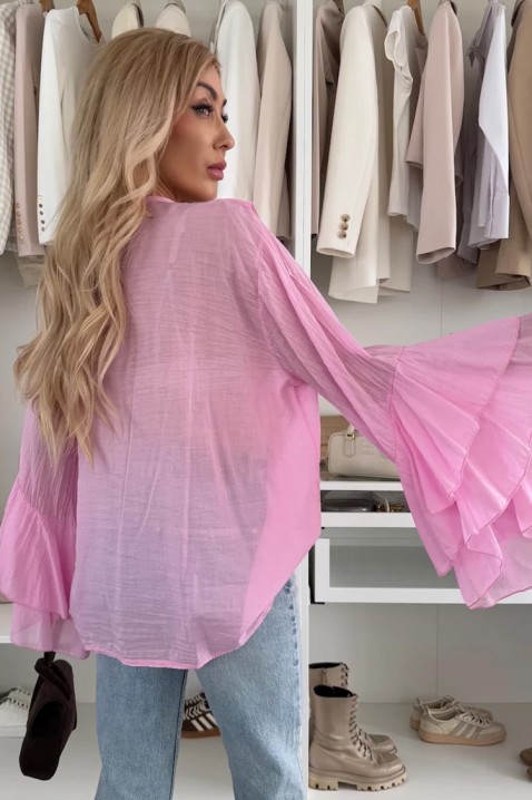 Ženska košulja VOLELANDA PINK, Boja: roza, IVET.HR - MODERNA ODJEĆA