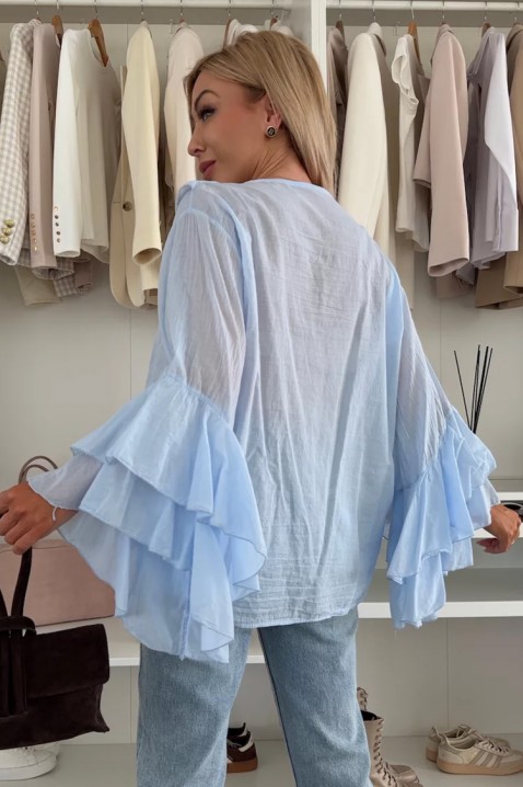 Ženska košulja VOLELANDA SKY, Boja: svijetlo plava, IVET.HR - MODERNA ODJEĆA